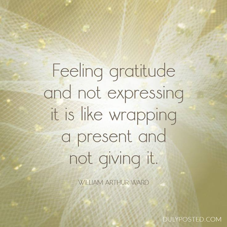 Gratitude